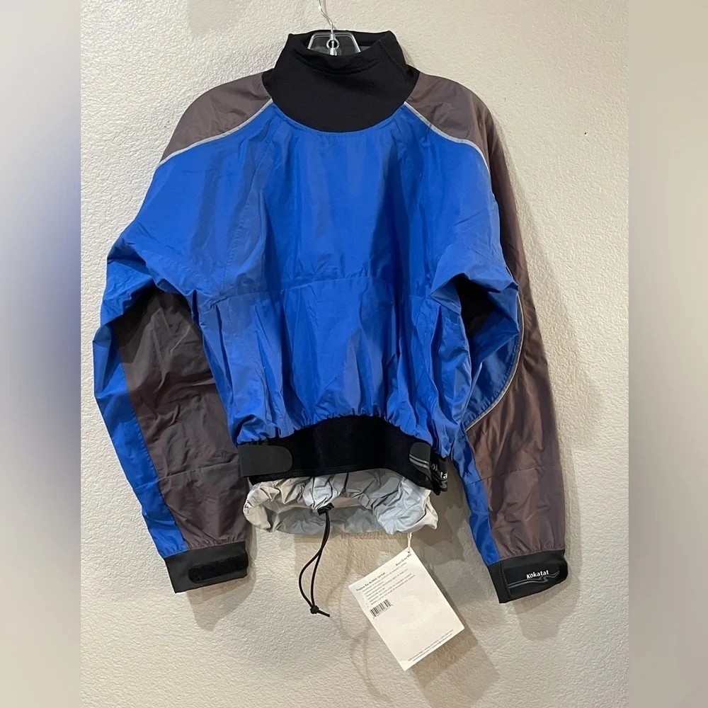Kokatat Tropos Re-Action Jacket paddle blue and gray S/M